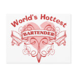 The World's Hottest Bartender Post Cards
