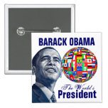 The World's President Buttons