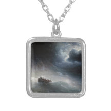 The Wrath of the Seas Ivan Aivazovsky seascape Custom Necklace