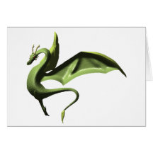 The Wyrm, transparent background Card