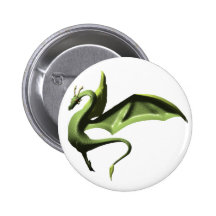 The Wyrm, transparent background Pinback Buttons