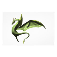 The Wyrm, transparent background Customized Stationery