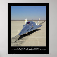 The X-24B on the Lakebed at NASA Dryden Centre Posters