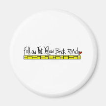 The Yellow Brick Road Fridge Magnets
