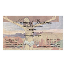 The Yellow Christ by Paul Gauguin Business Card