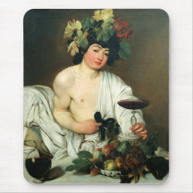 The Young Bacchus, Caravaggio Mousepad