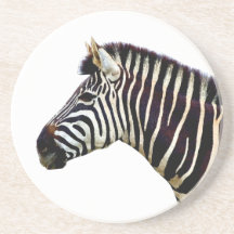The Zebra  - Goin' Wild Beverage Coaster