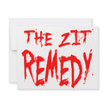 The Zit Remedy Announcement