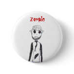 The Zombie Pinback Buttons