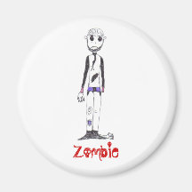 The Zombie Fridge Magnets