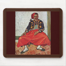 The Zouave By Vincent Van Gogh Mousepad