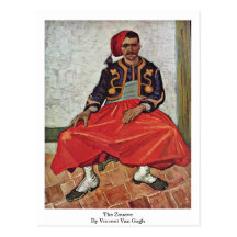 The Zouave By Vincent Van Gogh Post Cards