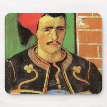 The Zouave Half Length by Vincent van Gogh Mouse Pad