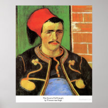 The Zouave Half Length by Vincent van Gogh Posters