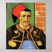 The Zouave Half Length by Vincent van Gogh Print