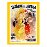 Theatre de l'Opera - Grand Fete, Jules Cheret Postcard