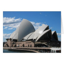 Théatre de l'opéra, Sydney Australie Cartes De Vœux