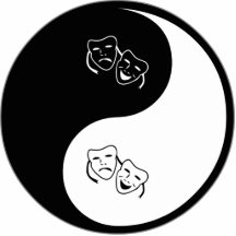 Théâtre de Yin Yang Découpages En Acrylique