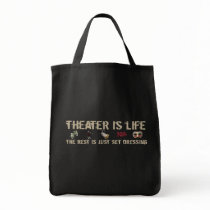 Theatre Is Life Canvas Bag
