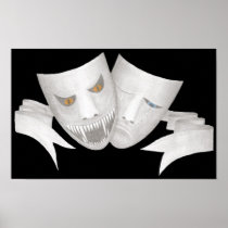 Theatre Masks Print