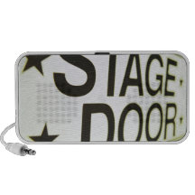 Theatre Stage Door Sign Speakers