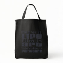 Theatre vs Film vs TV Tote Bags