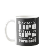 Theatre vs Film vs TV Coffee Mugs