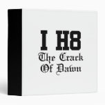 thecrackofdawn vinyl binders
