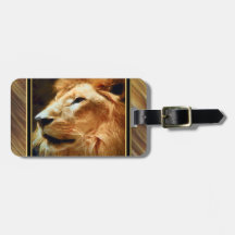 Thee Majestic Lion Bag Tags