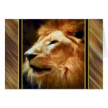Thee Majestic Lion Card