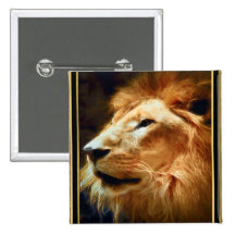 Thee Majestic Lion Pin