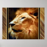 Thee Majestic Lion Poster