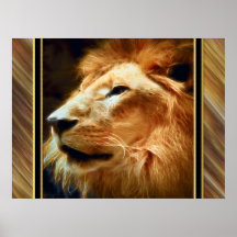 Thee Majestic Lion Poster
