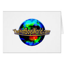 TheHotBoysWorld.com Greeting Card