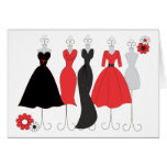 Thème de Magasin-Marguerite de robe Cartes De Vœux