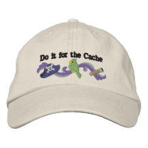 Thème de pirate de Geocache de chasse au trésor Casquettes Brodées