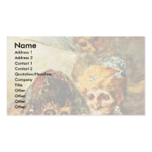 Then And Now Details By Francisco De Goya Business Cards