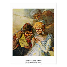 Then And Now Details By Francisco De Goya Postcards
