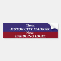 Then & Nowy Bumper Sticker