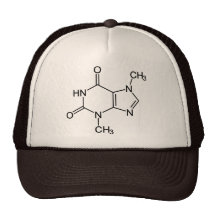 Theobromine Chocolate Molecule Hat