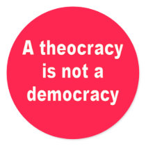 Theocracy Sticker