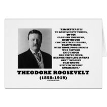 Theodore Roosevelt Dare Mighty Things Triumphs