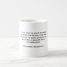 Theodore Roosevelt Quotes 2 Mug