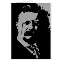 Theodore Roosevelt  silhouette Cards