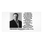 Theodore Roosevelt Treasonable American Public Customized Photo Card