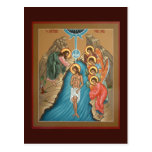 Theophany of Christ Prayer Card Postcards