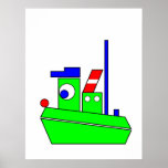 Theophile the Tug Print