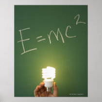 Theory of relativity on blackboard posters
