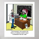 Theory of Relativity & The Tax Code posters