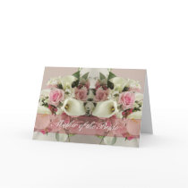 ther of the bride Congratulations card bouquet